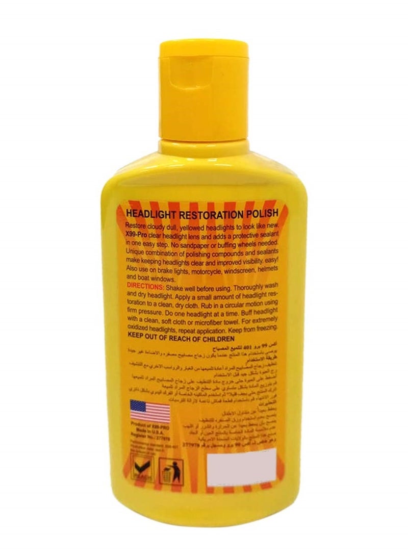 X-PRO Headlight Restoration Polish 350 ML  - Image 2