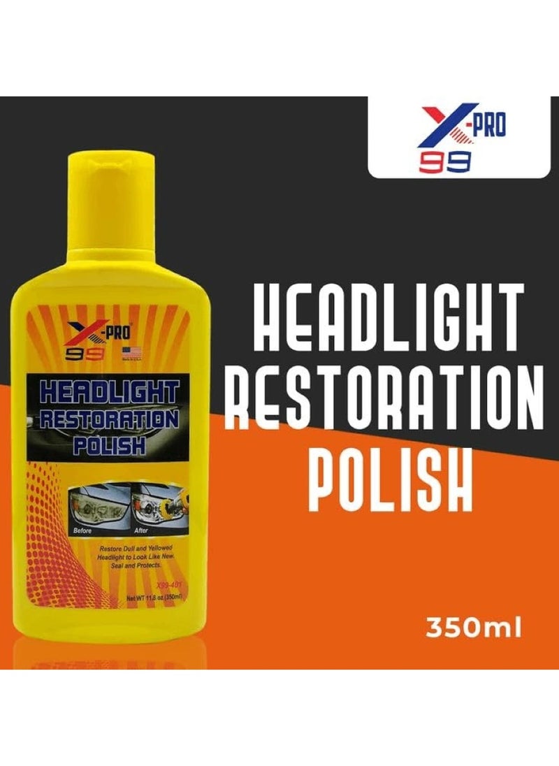 X-PRO Headlight Restoration Polish 350 ML  - Image 3