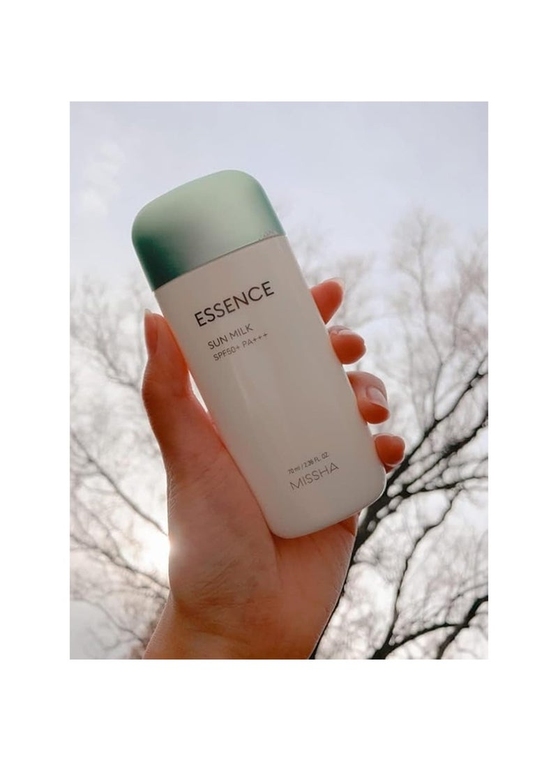 Missha Korean All Around Safe Block Aqua Spf 50+/Pa++++ , Ideal For Oily Skin And Combination Skin , For Pleasantly Matt Finish 50ml - Image 3