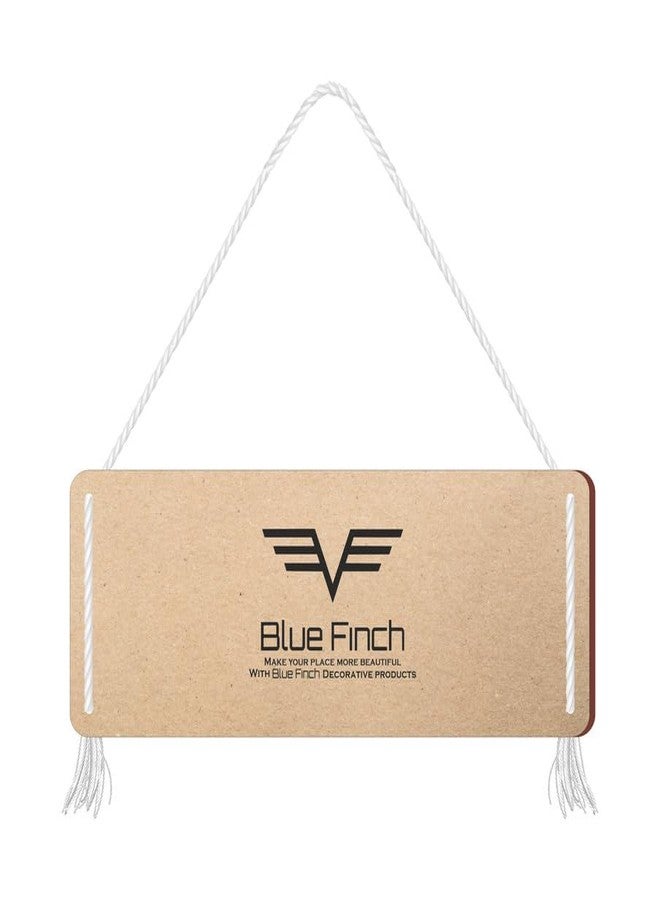 Blue Finch Welcome Office Wooden Sign for Office Decor - Image 3