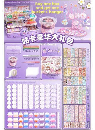 Guka Full Set Cream Gum Guka Toy Handmade Diy Children Guta Guka Set Box Cool Capka Cuka Stickers-Color:[Buy A Box And Send A Bucket + Display Stand] Goo Card Package 787-piece Set (send Three-dimensional Stickers +100 Hand Account Stickers) - pzsku/Z8377A1AD8BB528B8002DZ/45/1745624788/f7095832-c39d-4f41-bc58-53b1415b9567