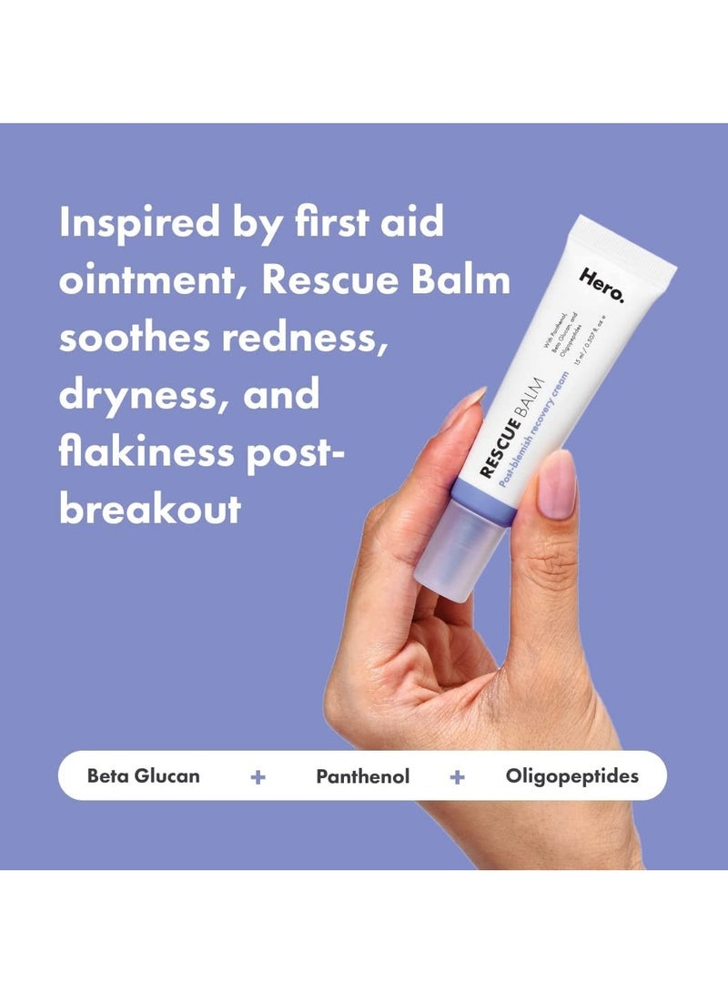 Hero Cosmetics Rescue Balm, Post Blemish Recovery Cream 15 ml - Image 2