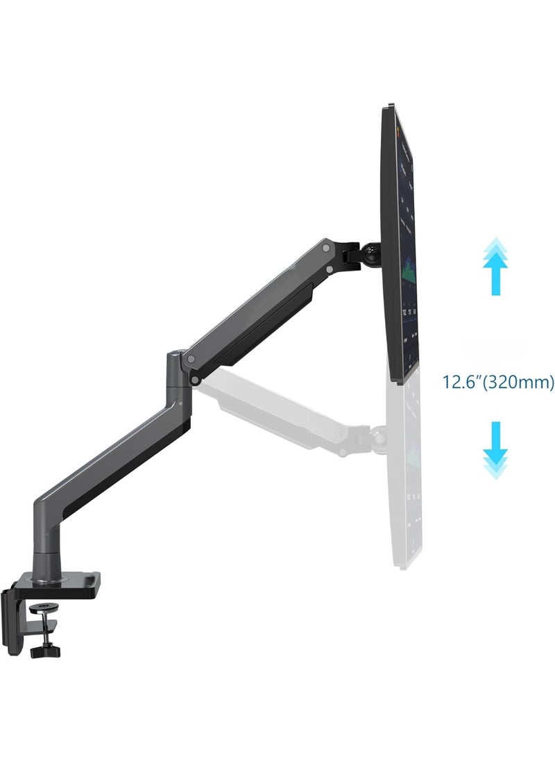 Generic Full Motion Swivel Monitor Arm Mount with Gas Spring for 22''-40'' Screens, Height Adjustable, Load Capacity 4.4 to 26.4 lbs  - Image 1