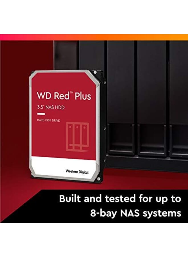 4Tb Wd Red Plus Nas Internal Hard Drive Hdd 5400 Rpm Sata 6 Gb S Cmr 128 Mb Cache 3.5 Inch Wd40Efzx  - Image 3