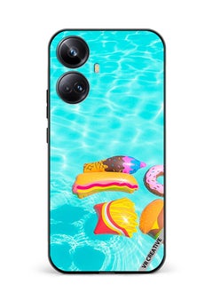 Protective Case Cover For Realme 10 Pro Plus Food Chill Design Multicolour