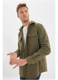 Regular Fit Double Pocket Flap Winter Shirt TMNAW22GO0350