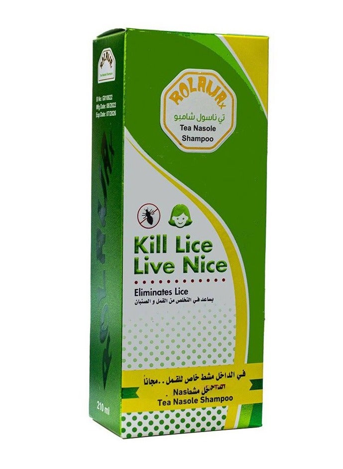 tea NASOLE Rolamax Shampoo  Eliminates  Lice 210  ml - Image 2