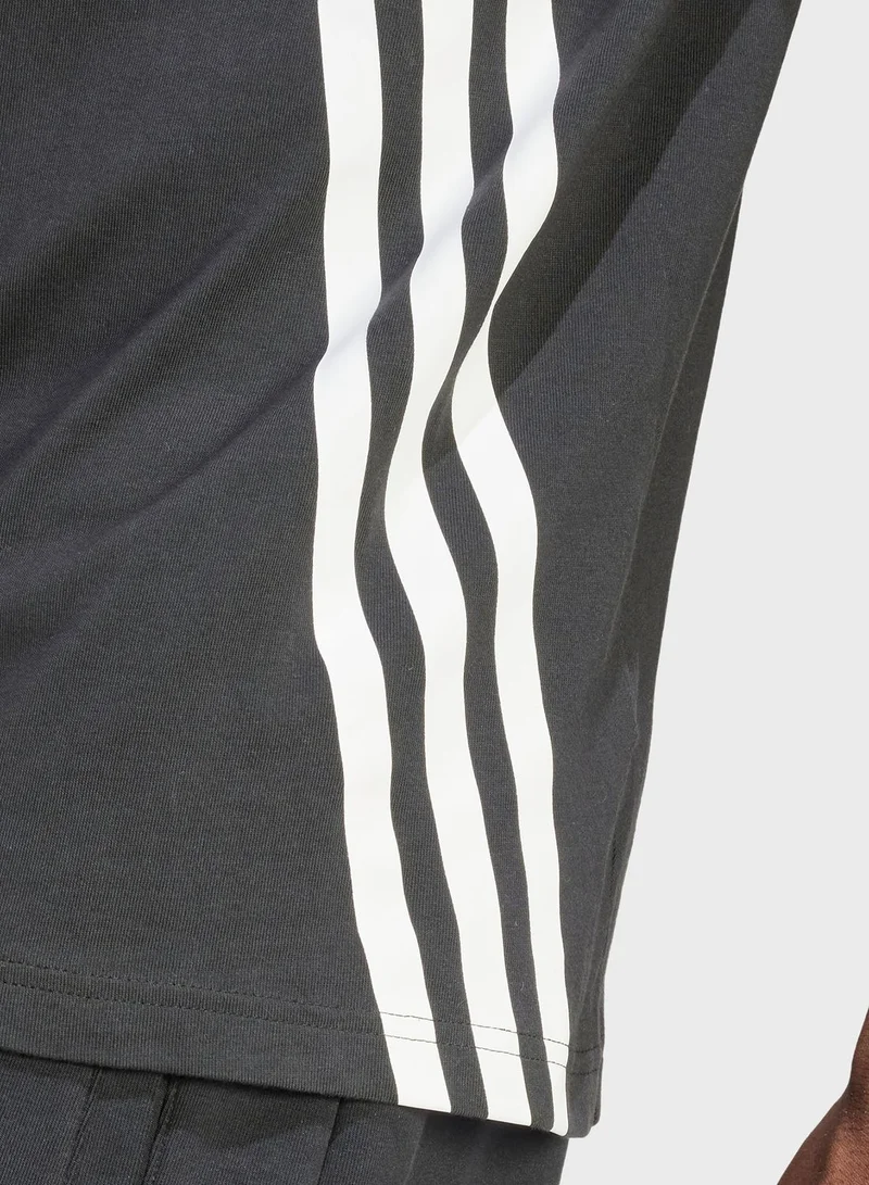 Adidas Future Icon 3 Stripe T-Shirt