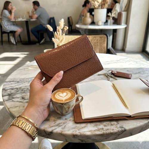 essart Faux Leather 10-Slots Pen Pouch – Stylish & Durable Storage for Pens Storage Case, Pen Pouch Colour Croco Tan - Image 5
