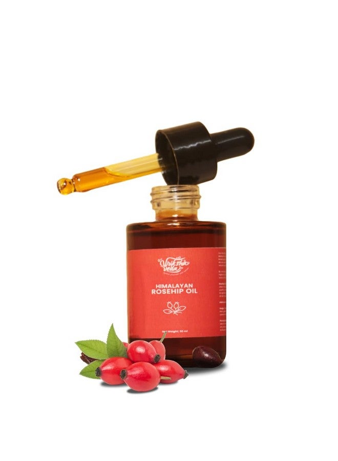 Vriksha Veda Himalayan Rosehip Oil I 30 ml I Pure, Raw and Unrefined Rosehip Oil from Himachal Pradesh - Image 1