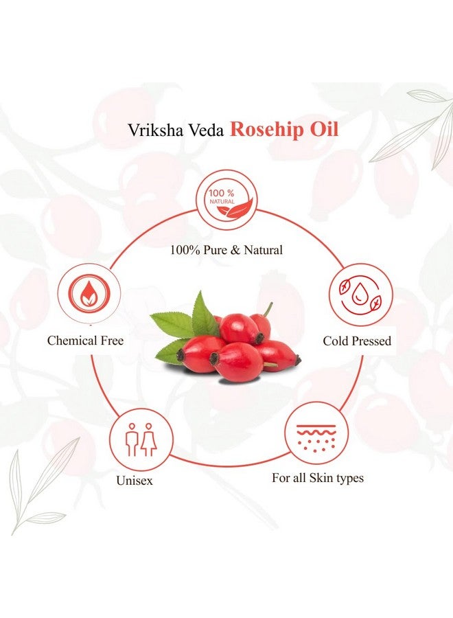 Vriksha Veda Himalayan Rosehip Oil I 30 ml I Pure, Raw and Unrefined Rosehip Oil from Himachal Pradesh - Image 4