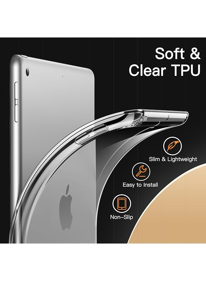 Jetech Case For Ipad 9.7-Inch 6Th 5Th Generation 2018 2017 Soft Tpu Transparent Slim Shockproof Tablet Cover Clear - Image 3