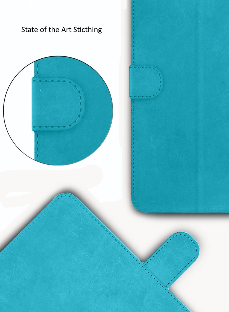 Wtech PU Leather Magnetic Closure Flip Case Cover For Samsung Galaxy Tab A8 10.5 Inch 4G 2021 X200 X205 Sea Green - Image 5