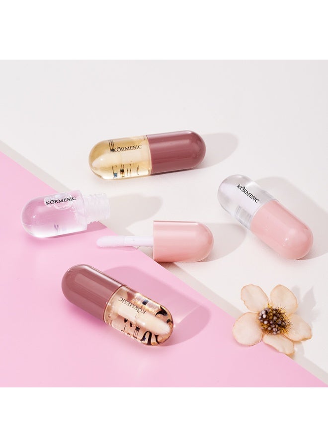 Kormesic طقم زيت الشفاه النهاري والليليطقم زيت الشفاه المكون من قطعتين - Image 3