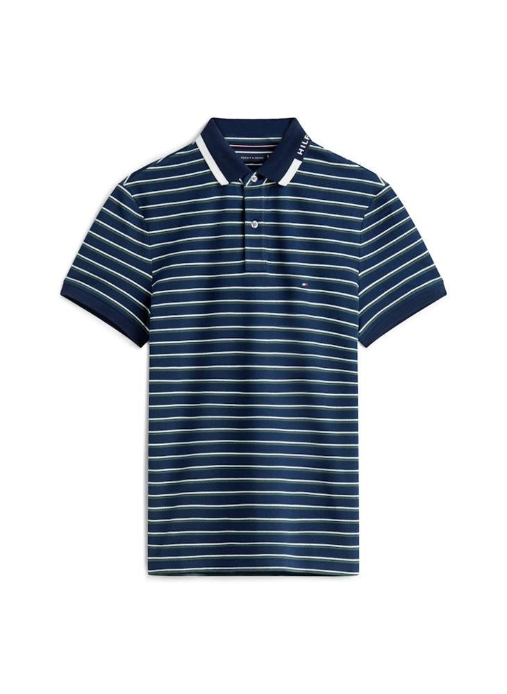تومي هيلفيغر بولو بيكيه بياقة بطبعة جرافيك - Image 5