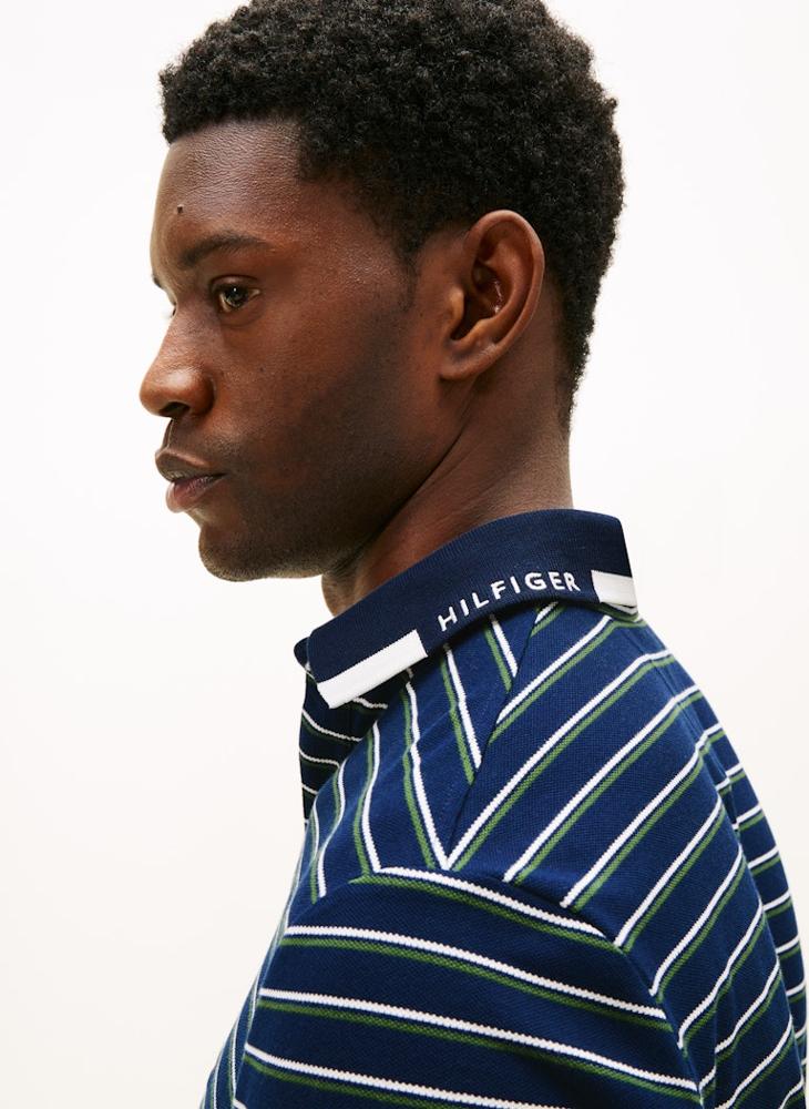 تومي هيلفيغر بولو بيكيه بياقة بطبعة جرافيك - Image 3