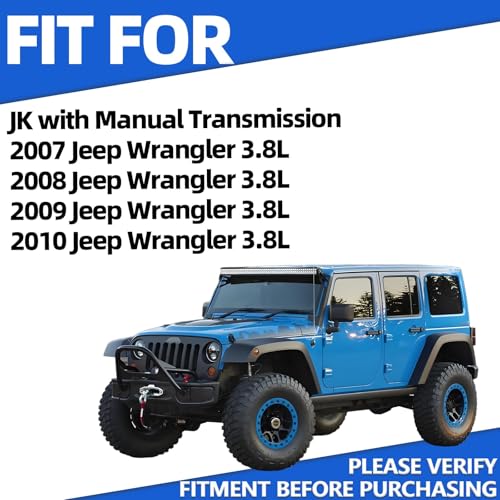 MILIPARTS Manual Transmission Shift Boot Rubber Compatible with Jeep Wrangler 2007-2010 3.8L Replace Parts 52060069AC Black - Image 2