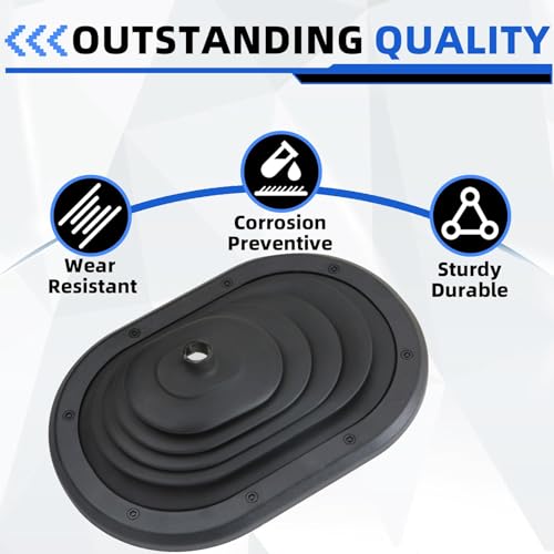 MILIPARTS Manual Transmission Shift Boot Rubber Compatible with Jeep Wrangler 2007-2010 3.8L Replace Parts 52060069AC Black - Image 4