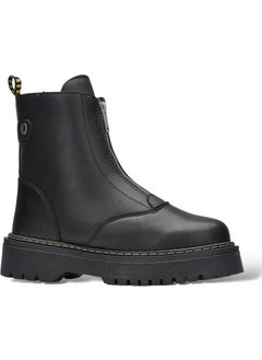Liger Front Zipper Women's Boots Black  - Image 3