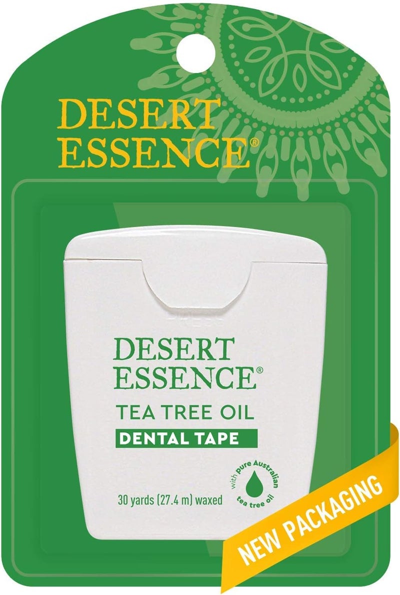 Desert Essence Tea Tree Oil Dental Tape - 30 Yards - Pack of 6 - Naturally Waxed with Beeswax - Image 3