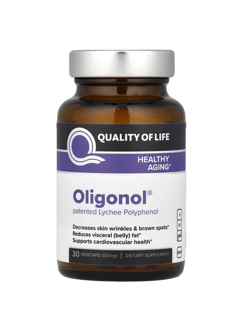 Oligonol®, 100 mg , 30 Vegicaps