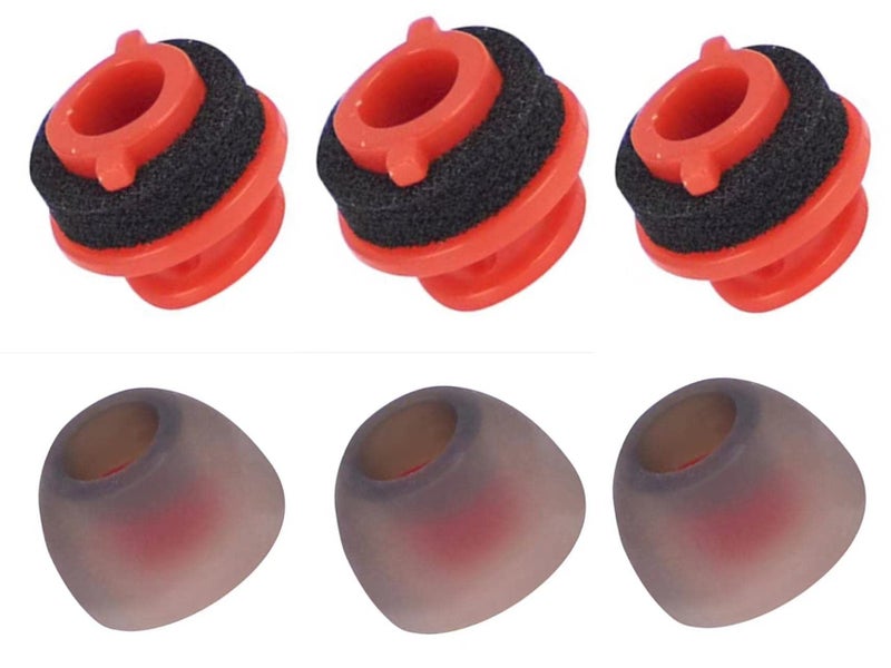 Wiki VALLEY Replacement Silicone Ear Tips for Plantronics Voyager 5200 Earbuds, 3Pair Eartips for Poly Voyager 5200 Replacement Eartip Adapter-Medium - Image 1