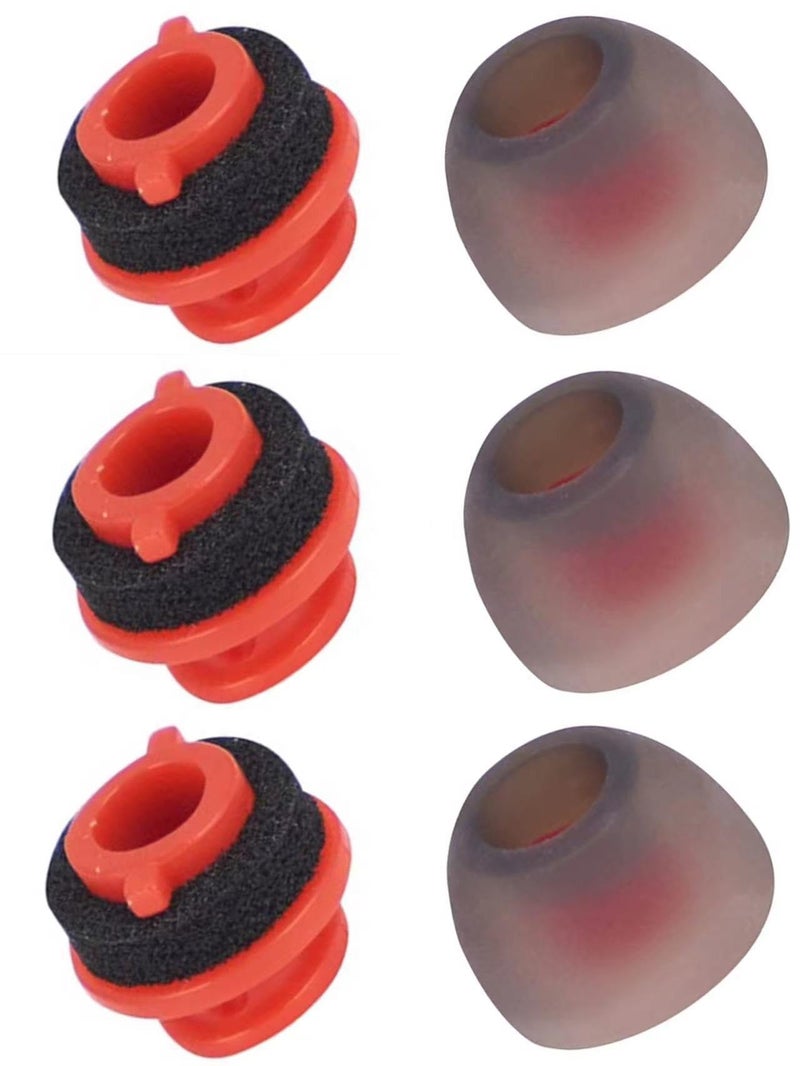 Wiki VALLEY Replacement Silicone Ear Tips for Plantronics Voyager 5200 Earbuds, 3Pair Eartips for Poly Voyager 5200 Replacement Eartip Adapter-Medium - Image 2