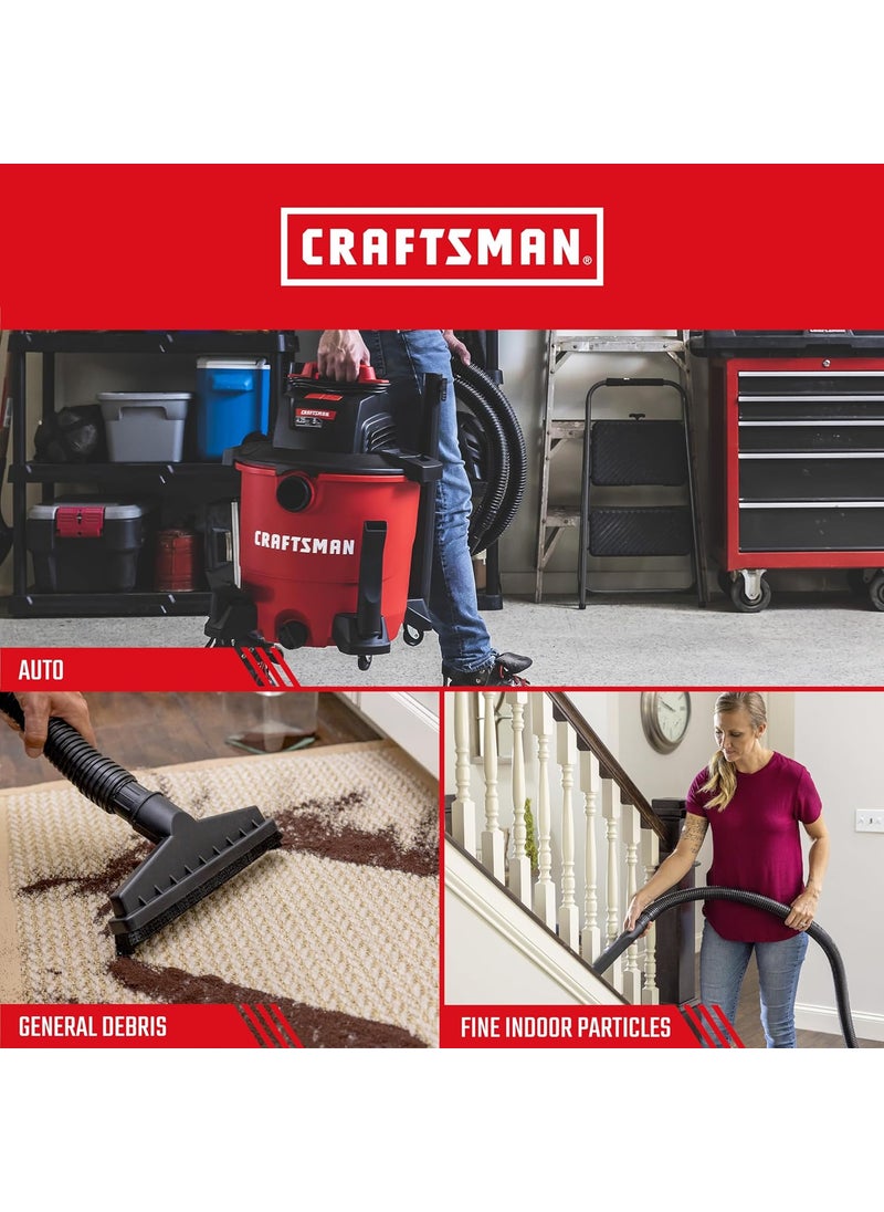 CRAFTSMAN CRAFTSMAN CMXZVBE39970 Genuine Fine Dust Wet Dry Vac Dust Collection Bags for Most 6 to 10 Gallon CRAFTSMAN Shop Vacuums Collects Dry Fine Debris Reduces Cleanup Time 2Pack  - Image 4