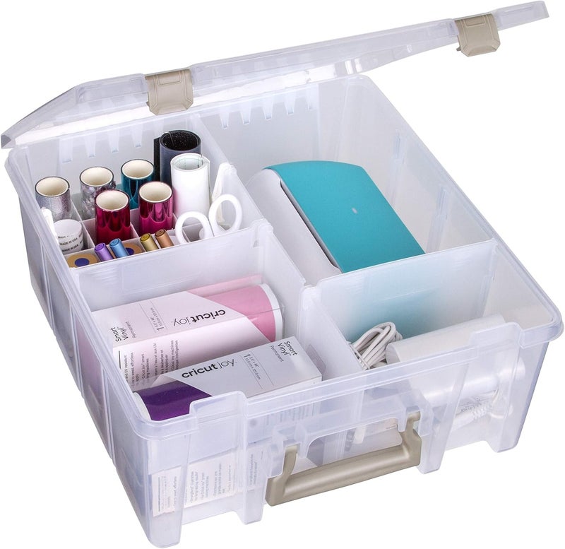 ArtBin Super Satchel Double Deep with Papercrafting Accessory Tray, 0 - Image 5
