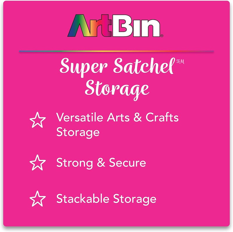 ArtBin Super Satchel Double Deep with Papercrafting Accessory Tray, 0 - Image 2