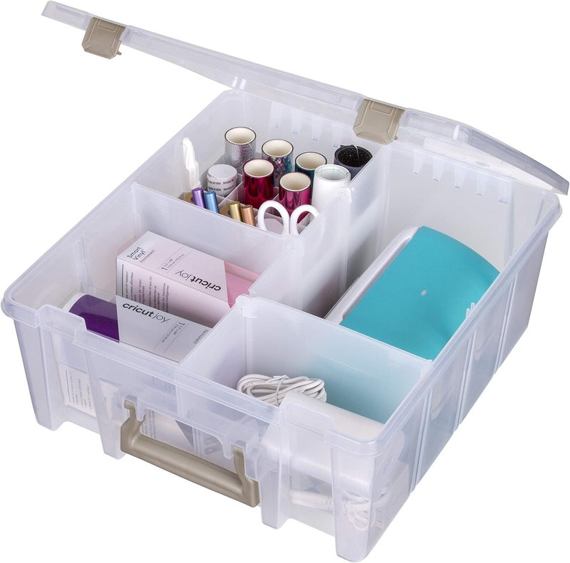 ArtBin Super Satchel Double Deep with Papercrafting Accessory Tray, 0 - Image 4