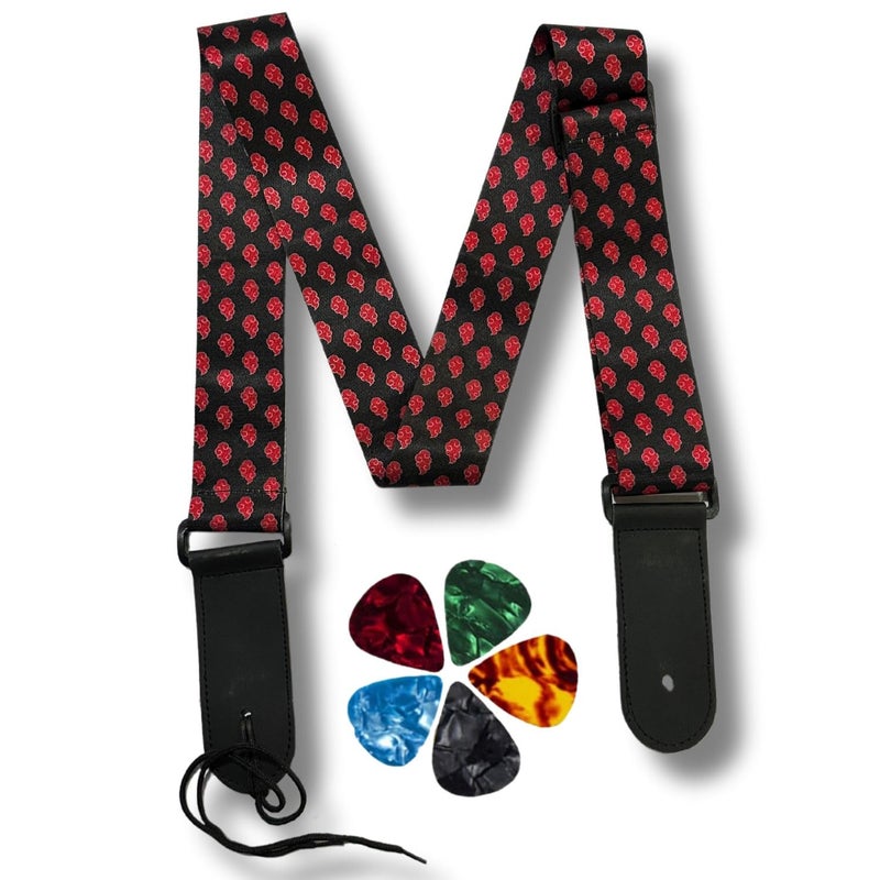 Mocking Bird Guitar Strap for Acoustic Adjustable Buckle Electric Guitar Strap Polyester Guitar Belt For Acoustic/Bass/Electric Guitars - Image 1