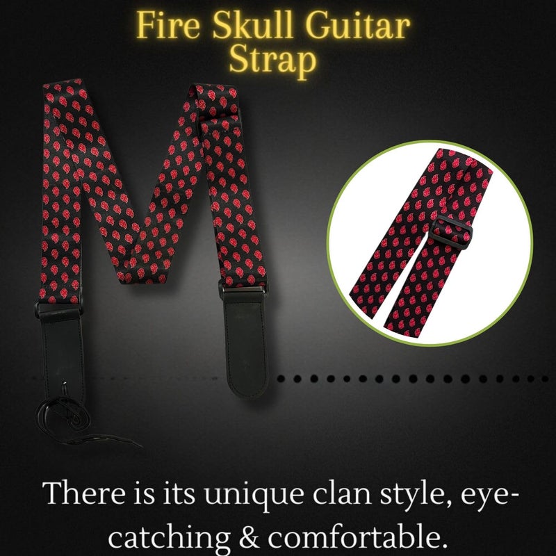 Mocking Bird Guitar Strap for Acoustic Adjustable Buckle Electric Guitar Strap Polyester Guitar Belt For Acoustic/Bass/Electric Guitars - Image 5