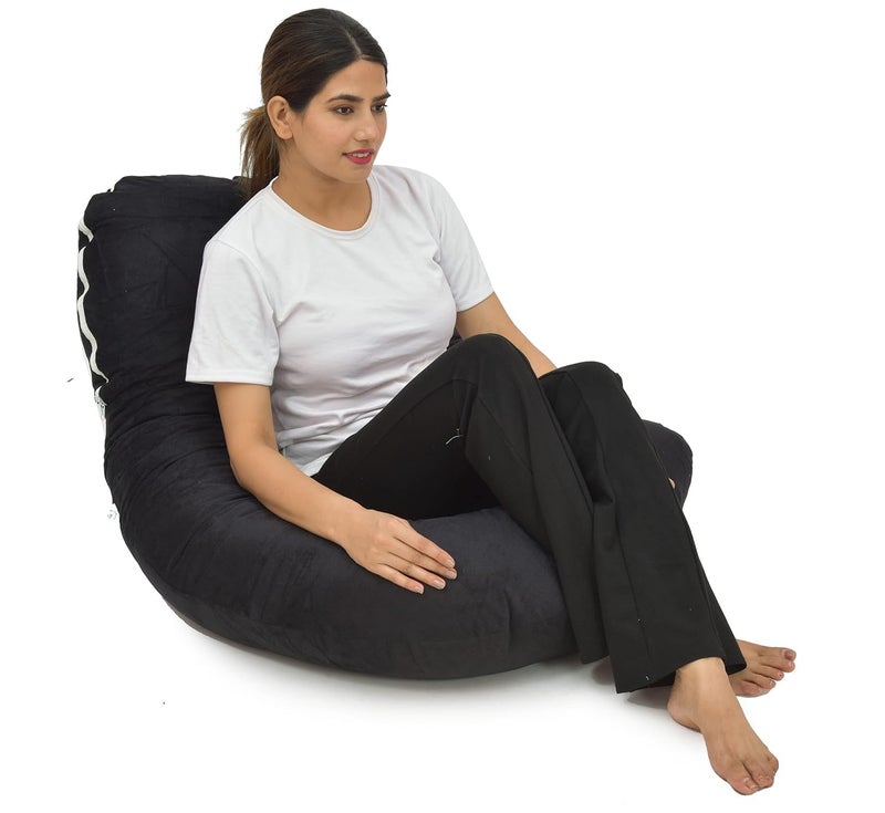ozly Ultra Soft Pregnancy Body Pillow,Cushion,Pregnant Women,Gift for Pregnancy,Nursing Pillow,Huggable Pillow,Washable,J-Shaped,Multi-Functional,Full Body Pillow,Peaceful Sleep,Pregnancy - Image 5