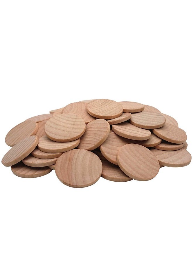 Axe Sickle - 2 Inch Natural Wood Slices Unfinished Round Wood Coins For Diy Arts & Crafts Projects, 60 Per Pack - Image 1