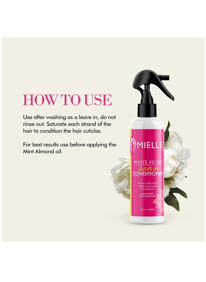 Milli Miele Organics White Peony Leave-In Conditioner 240ml - Image 4