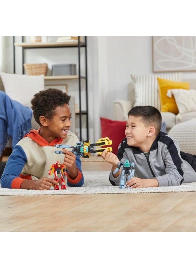 TRANSFORMERS Transformers EarthSpark Cyber-Combiner Bumblebee and Mo Malto Robot Action Figures (12.5 cm)  - Image 5