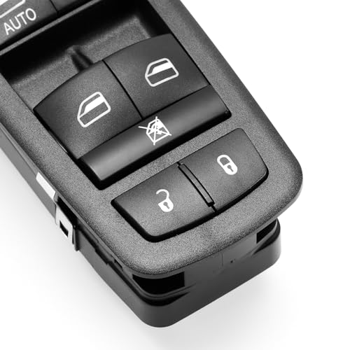 Lin Cin Yin 2014 2015 2016 2017 2018 Grand Cherokee Window Switch Driver Side,Master Window Lifter Control Front Left Door Lock Button for Grand Cherokee 68184803AA,68184803AB,68184803AC(W/Power Folding Mirror) - Image 3