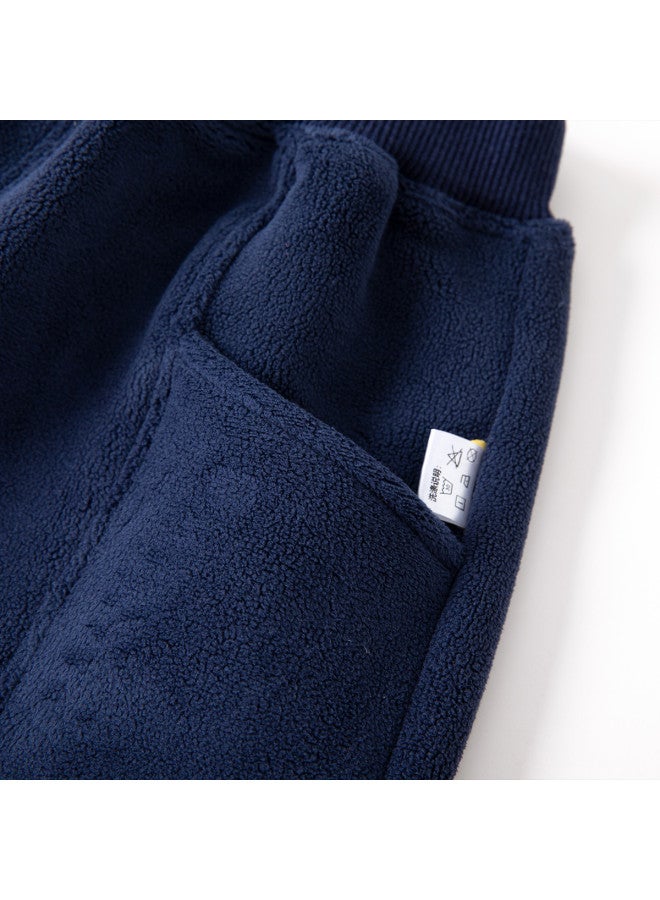 Doodle Home kids' Fleece-lined Winter Pants - Boys' Sports Trousers & Girls' Thickened Casual Pants Trendy - Image 5