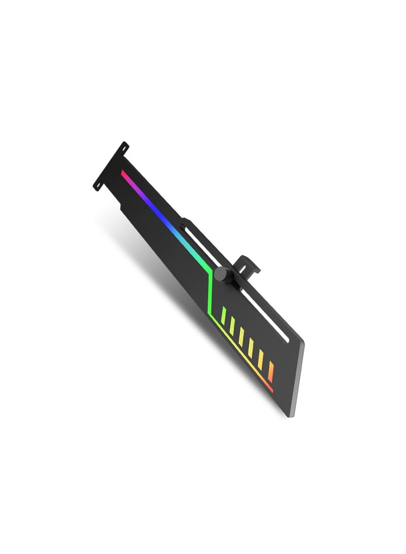 Zikra Graphics Card Support Bracket, Adjustable Height, GT8 Graphics Card Bracket, Thermalright RGB GPU Support Bracket, Video Card Sag Holder, 5V 3-Pin ARGB GPU Support Video Card Stand Brace - Image 1