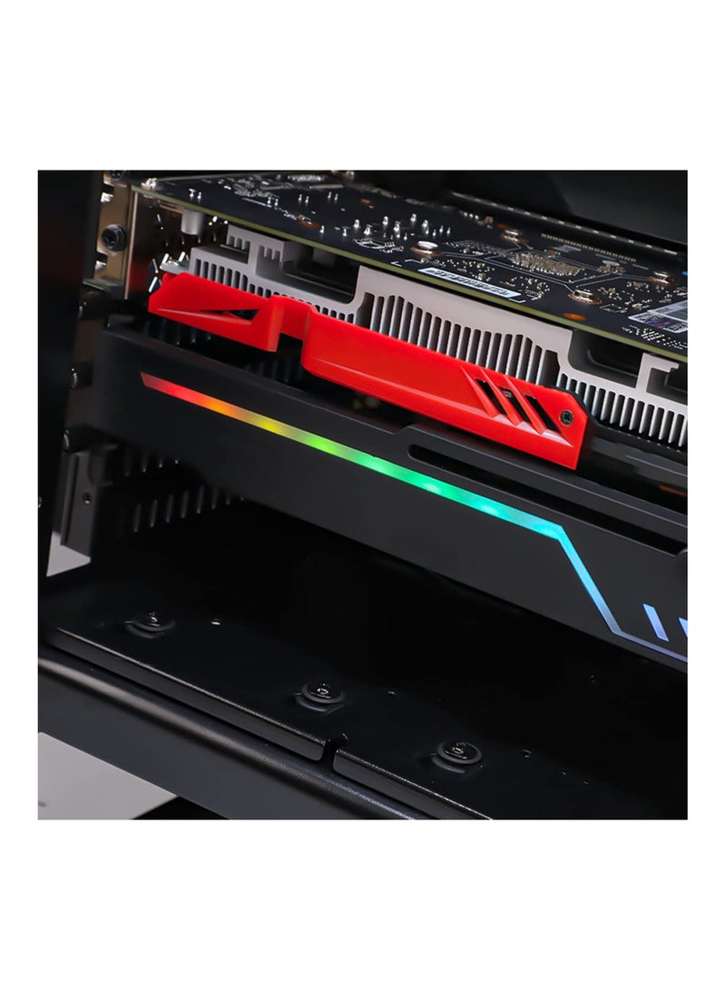 Zikra Graphics Card Support Bracket, Adjustable Height, GT8 Graphics Card Bracket, Thermalright RGB GPU Support Bracket, Video Card Sag Holder, 5V 3-Pin ARGB GPU Support Video Card Stand Brace - Image 5