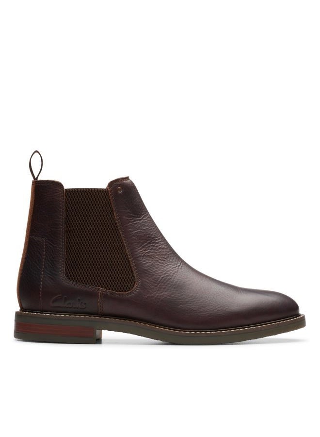 clarks حذاء تشيلسي سهل للرجال جاكسن، بني مدبب، 39 EU - Image 2
