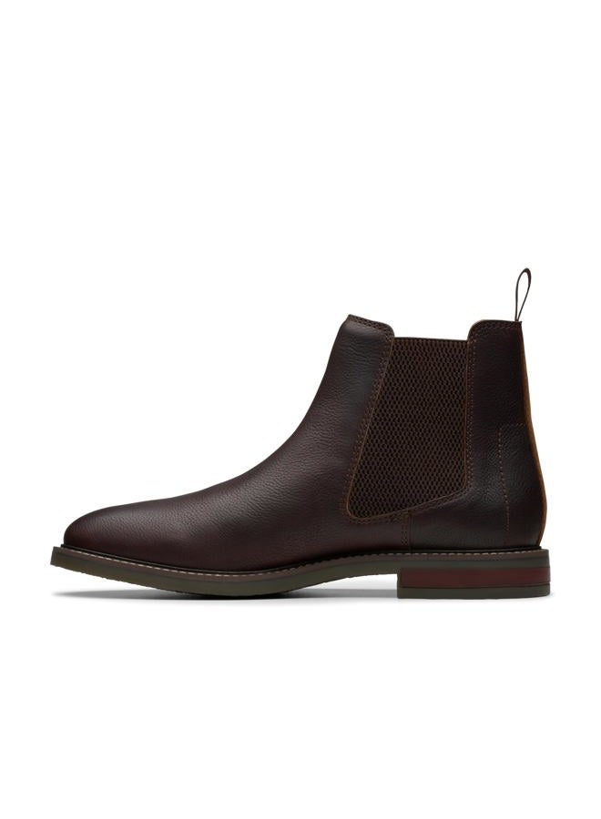 clarks حذاء تشيلسي سهل للرجال جاكسن، بني مدبب، 39 EU - Image 3