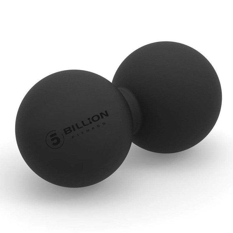 5BILLION Peanut Massage Ball Double Lacrosse Massage Ball Mobility Ball for Physical Therapy Deep Tissue Massage Tool for Myofascial Release Muscle Relaxer Acupoint Massage Black