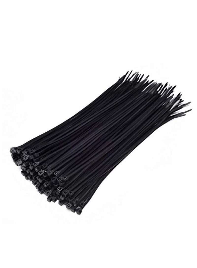 Snowlite 100 Pcs Zip Ties 150MMX3.6MM Cable Tie Adjustable Durable Self locking Nylon Zip Cable Ties for Home Office Garage Workshop - Image 1