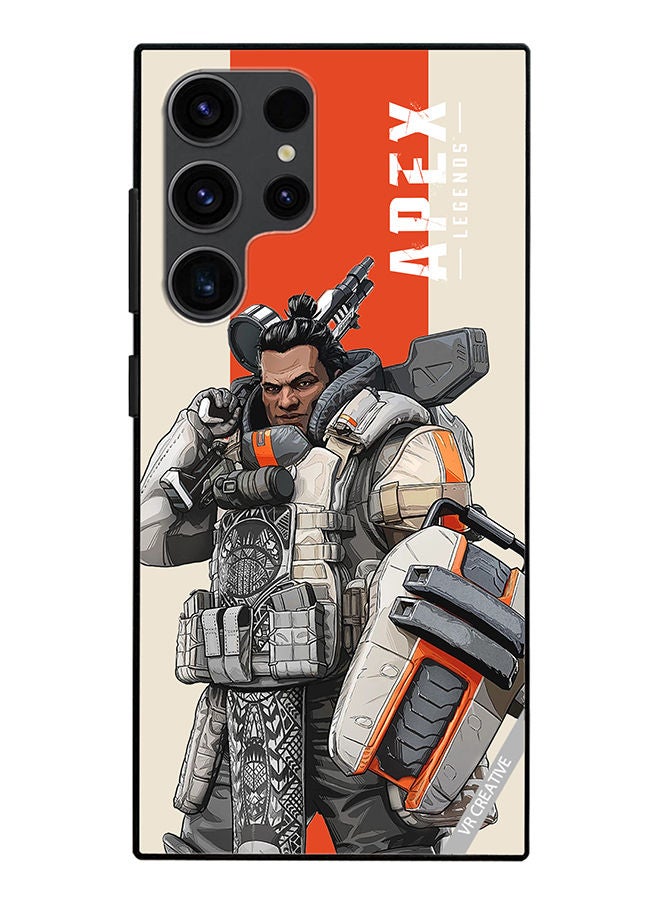 VR CREATIVE Protective Case Cover For Samsung Galaxy S23 Ultra 5G Apex Legends Gibby Design Multicolour - Image 1