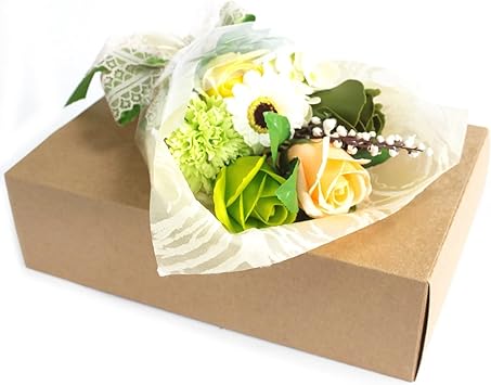 Ancient Wisdom صابون يدوي مزين بزهور في علبة - Image 2