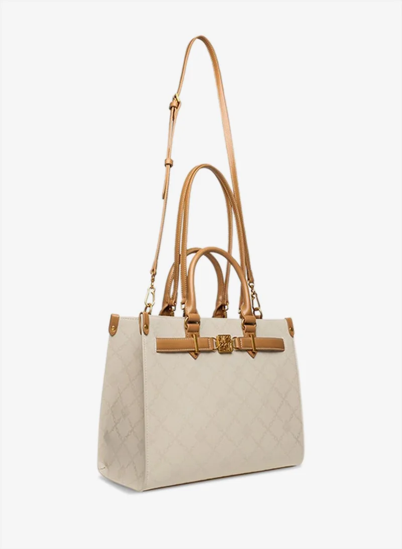 Steve Madden  Stilo-E Bone/Camel Shoulder Bag for Women | Best Price UAE