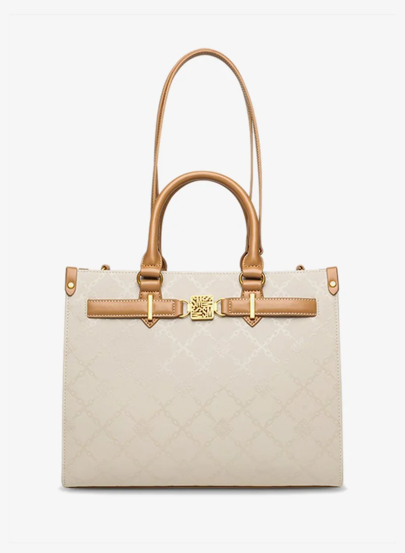 STEVE MADDEN Steve madden stilo-e bone/camel shoulder bag