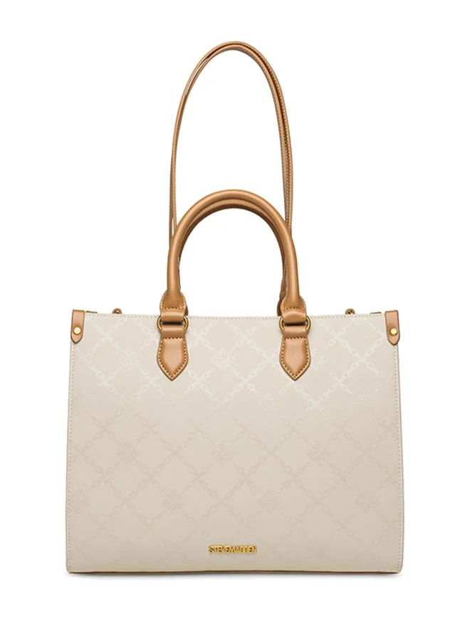 Steve Madden  Stilo-E Bone/Camel Shoulder Bag for Women | Best Price UAE